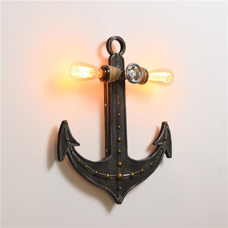 Anchor Your Space in Industrial Style: The Iron Anchor Wall Lamp