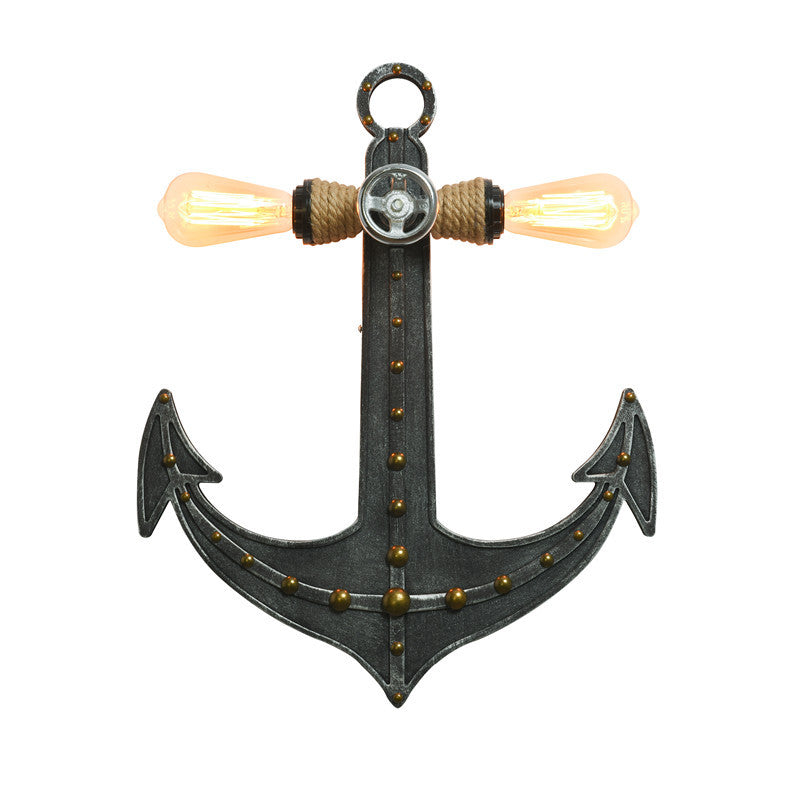 Anchor Your Space in Industrial Style: The Iron Anchor Wall Lamp