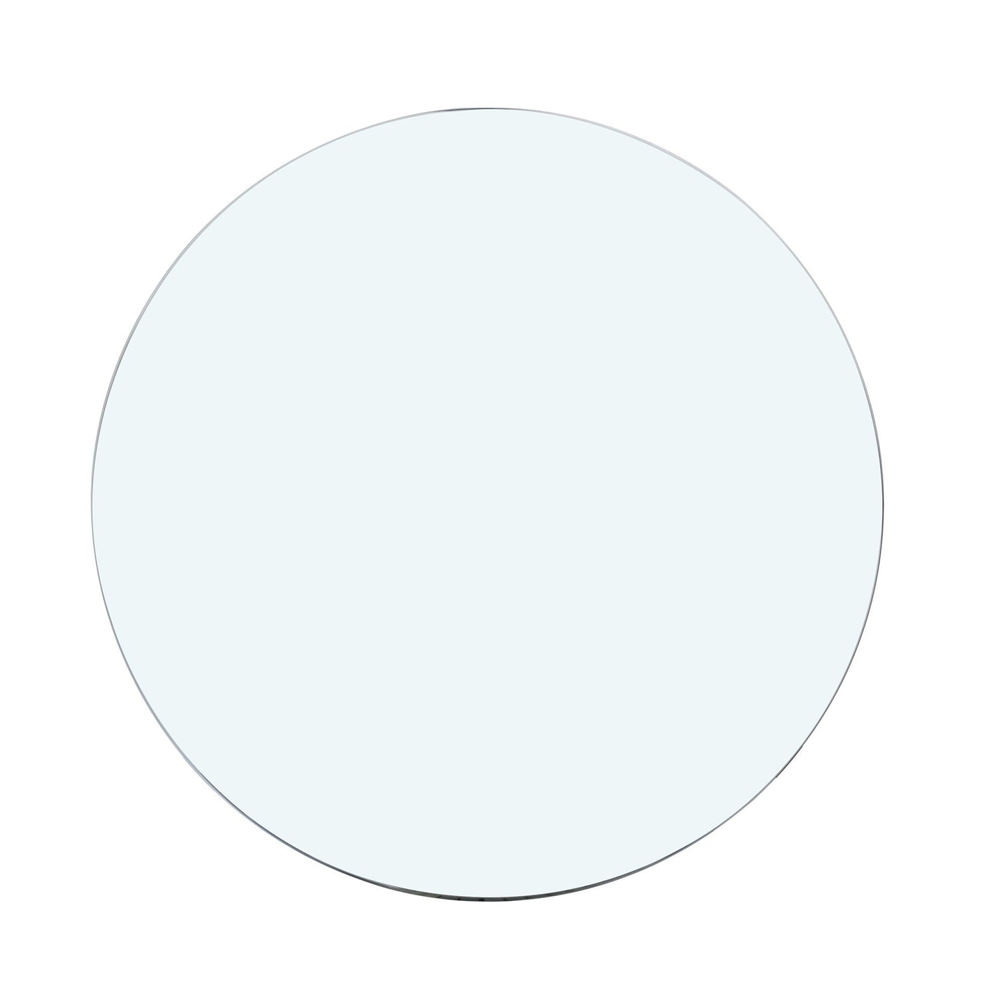 Round Tempered Glass Table Top