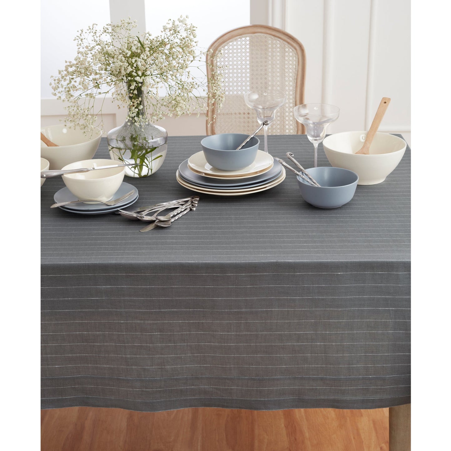 Pinstripe Tablecloth