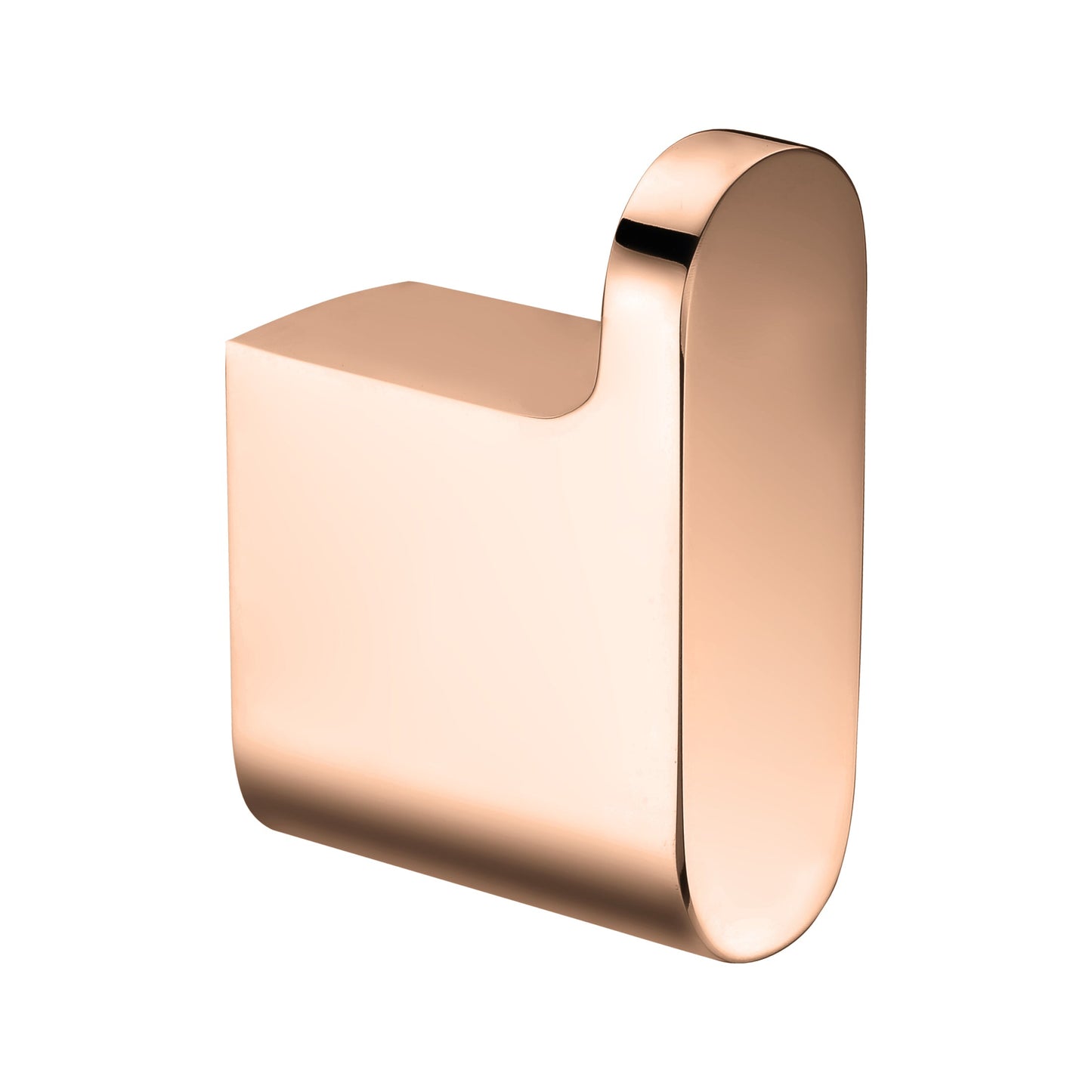 Luxurious 4-Piece Brass Rose Gold Bathroom Hardware Set: Towel Bar, Towel Ring, Toilet Paper Holder, Robe Hook, and Tower Holder - Wall Mounted