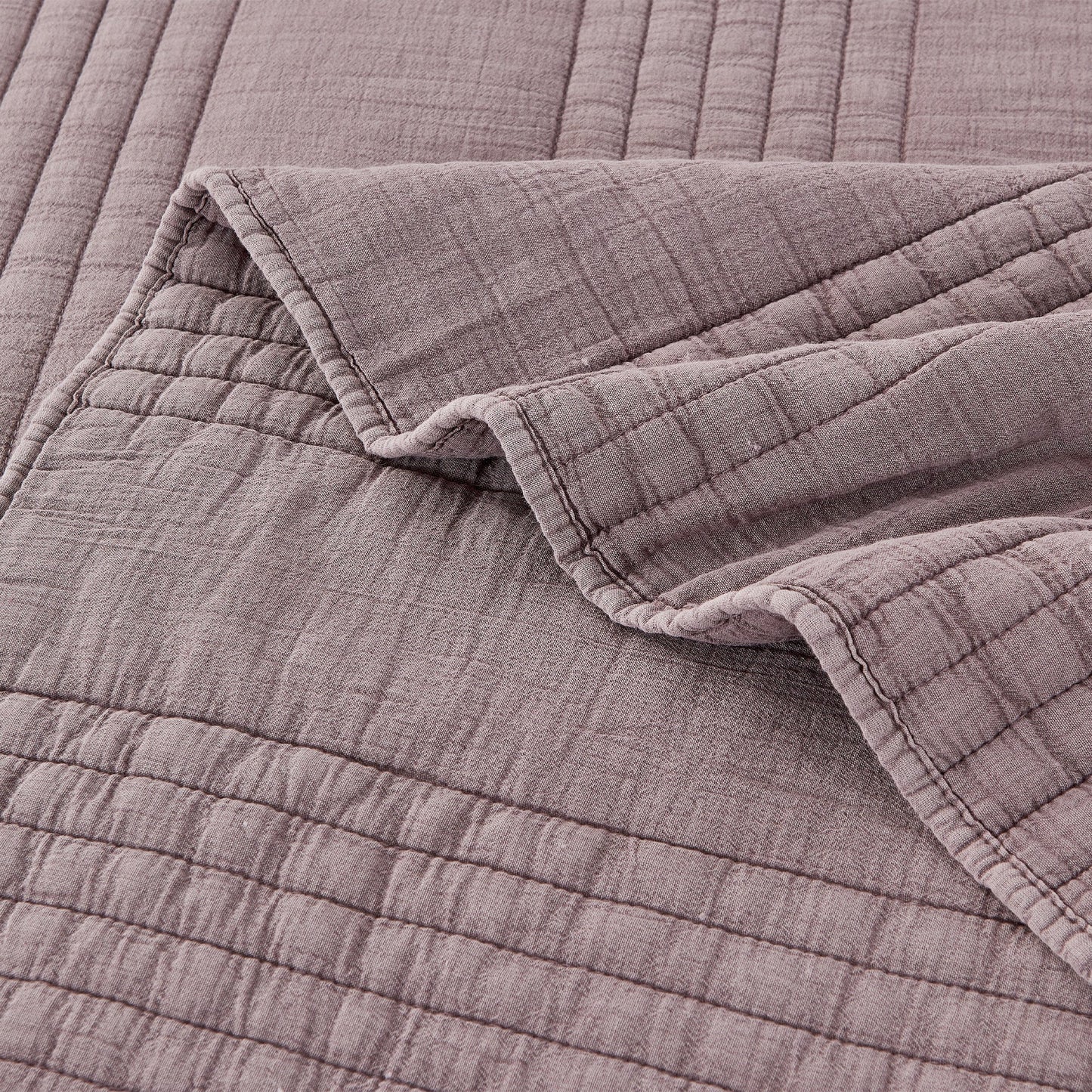 Stonewashed Cotton Quilt Set