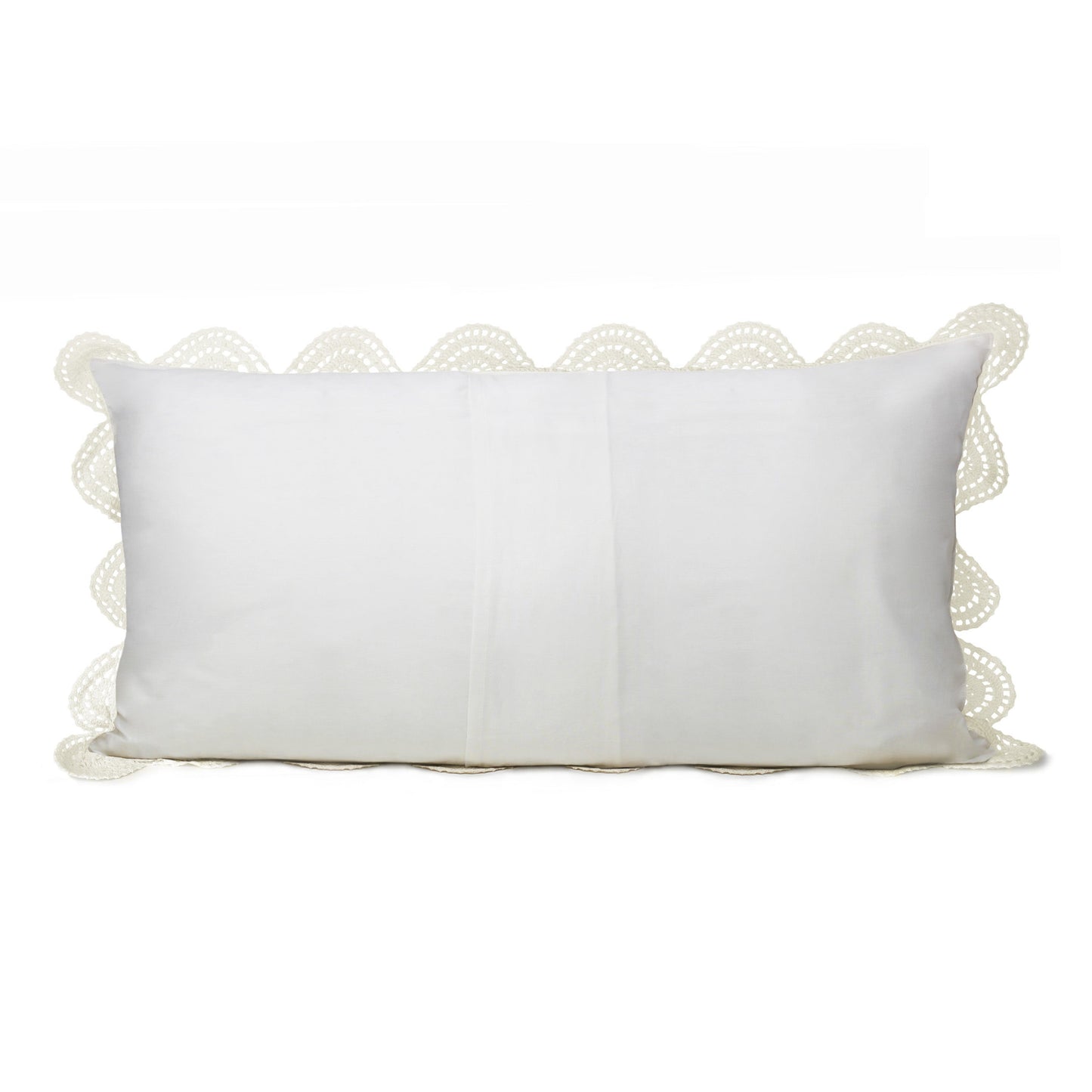 Hand Made Crochet Cotton Pillow Sham Pairs