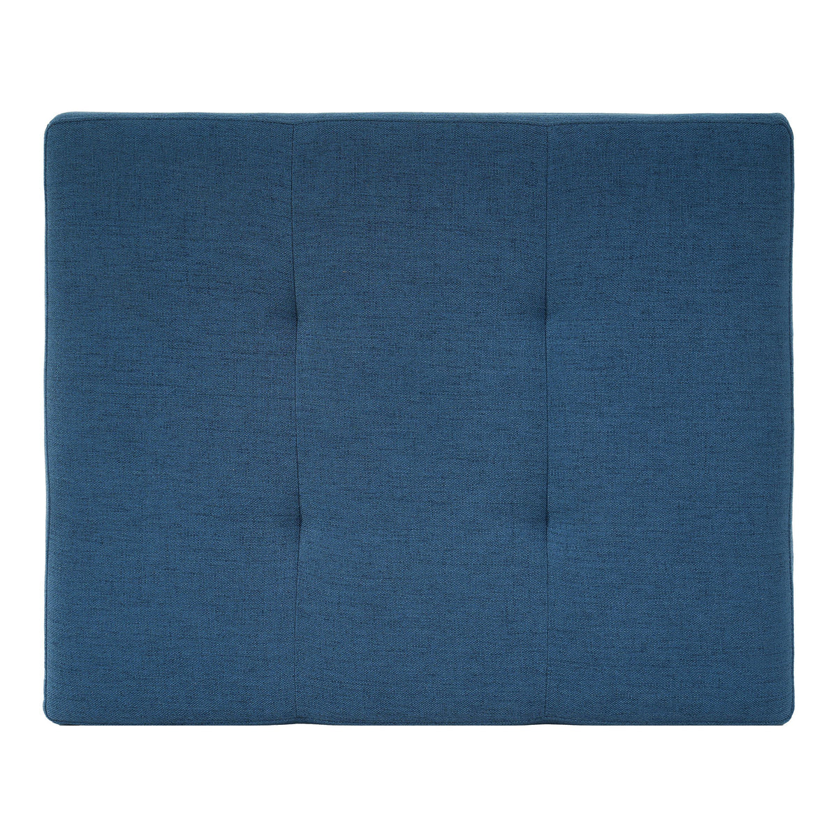 Navy Blue Tufted Ottoman