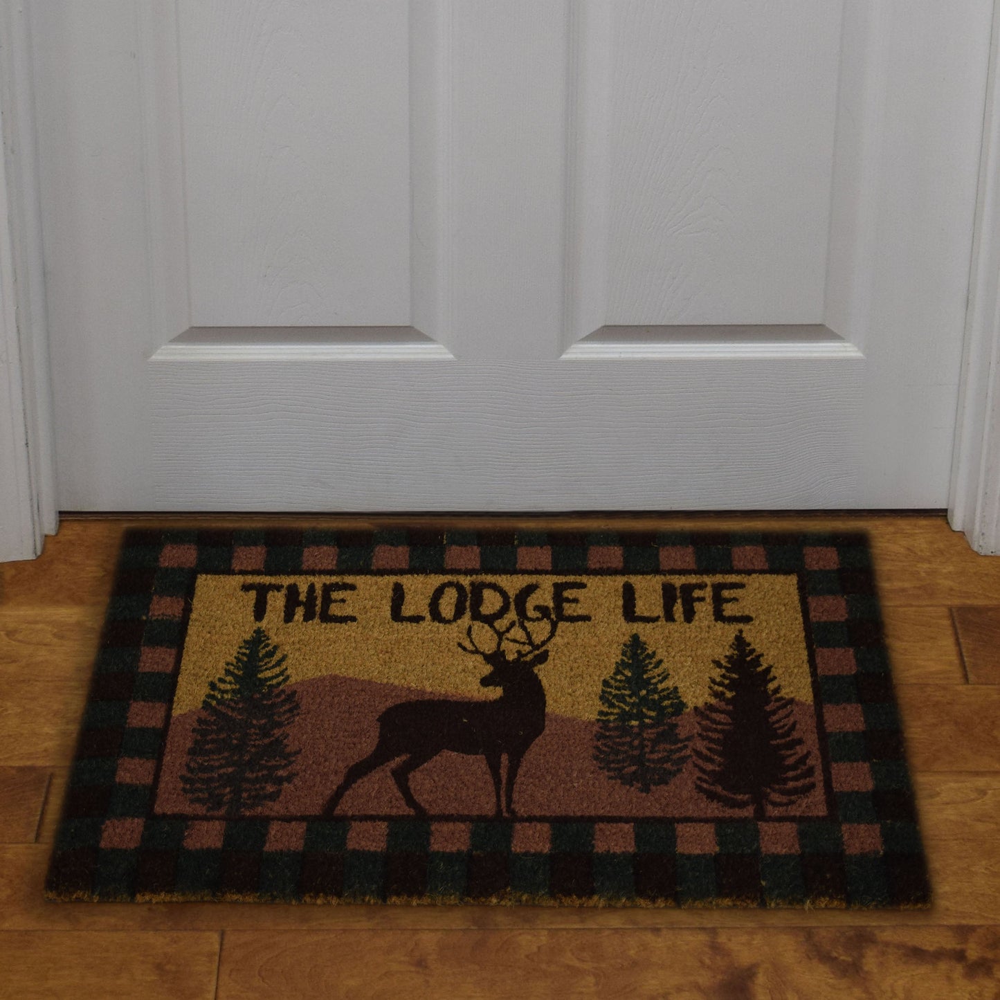 Coir Mat 30in x 18in-Lodge Life Deer