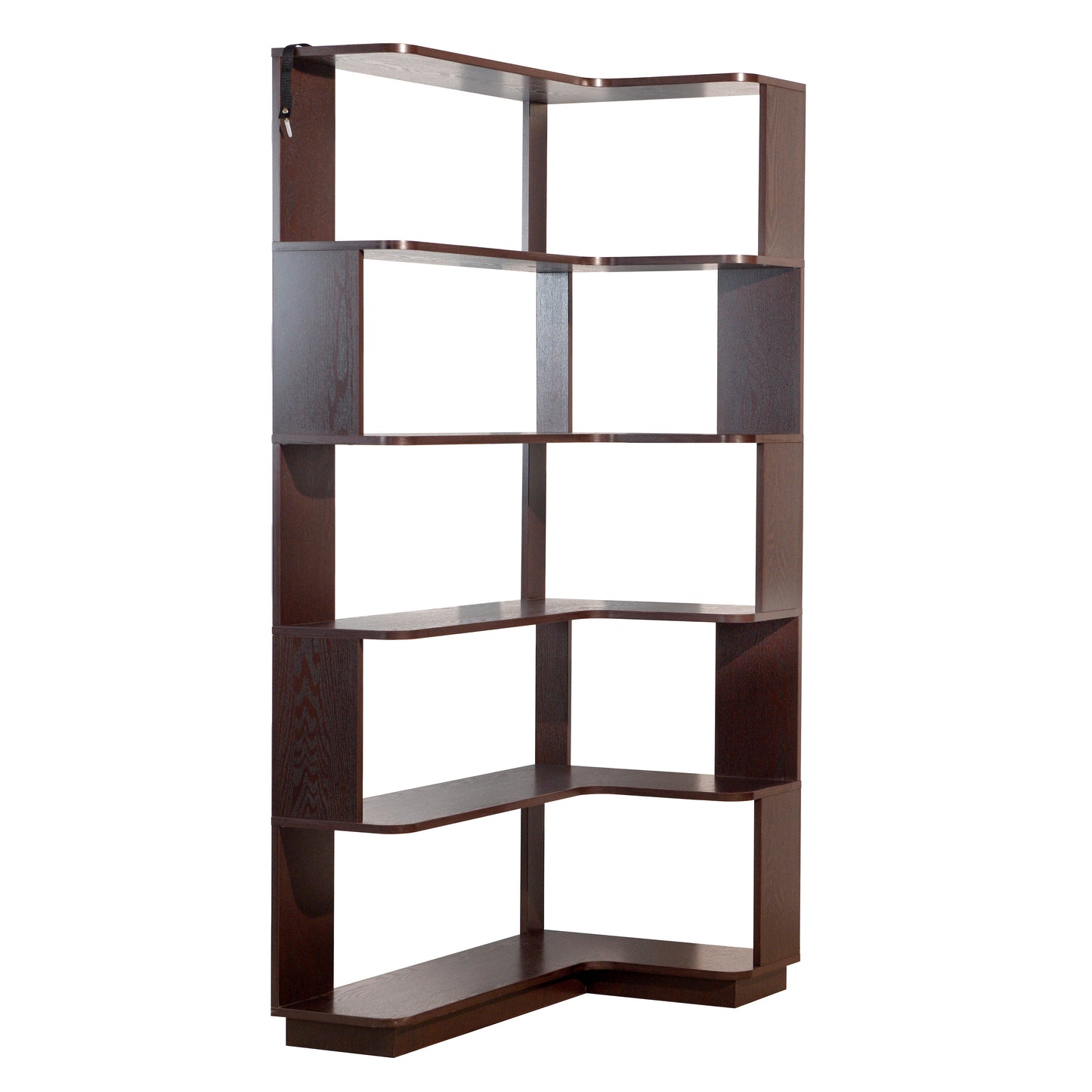 90cm Freestanding Corner Bookshelf