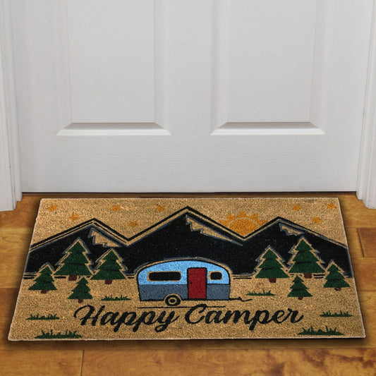 Coir Mat 30in x 18in-Happy Camping