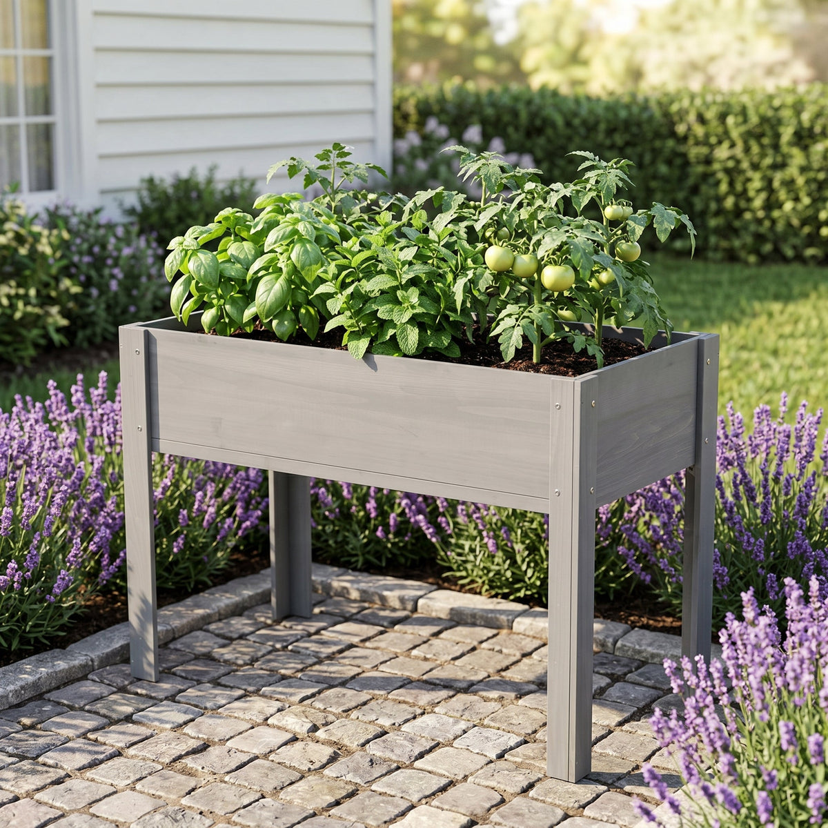 40-Inch Raised Garden Bed with Legs