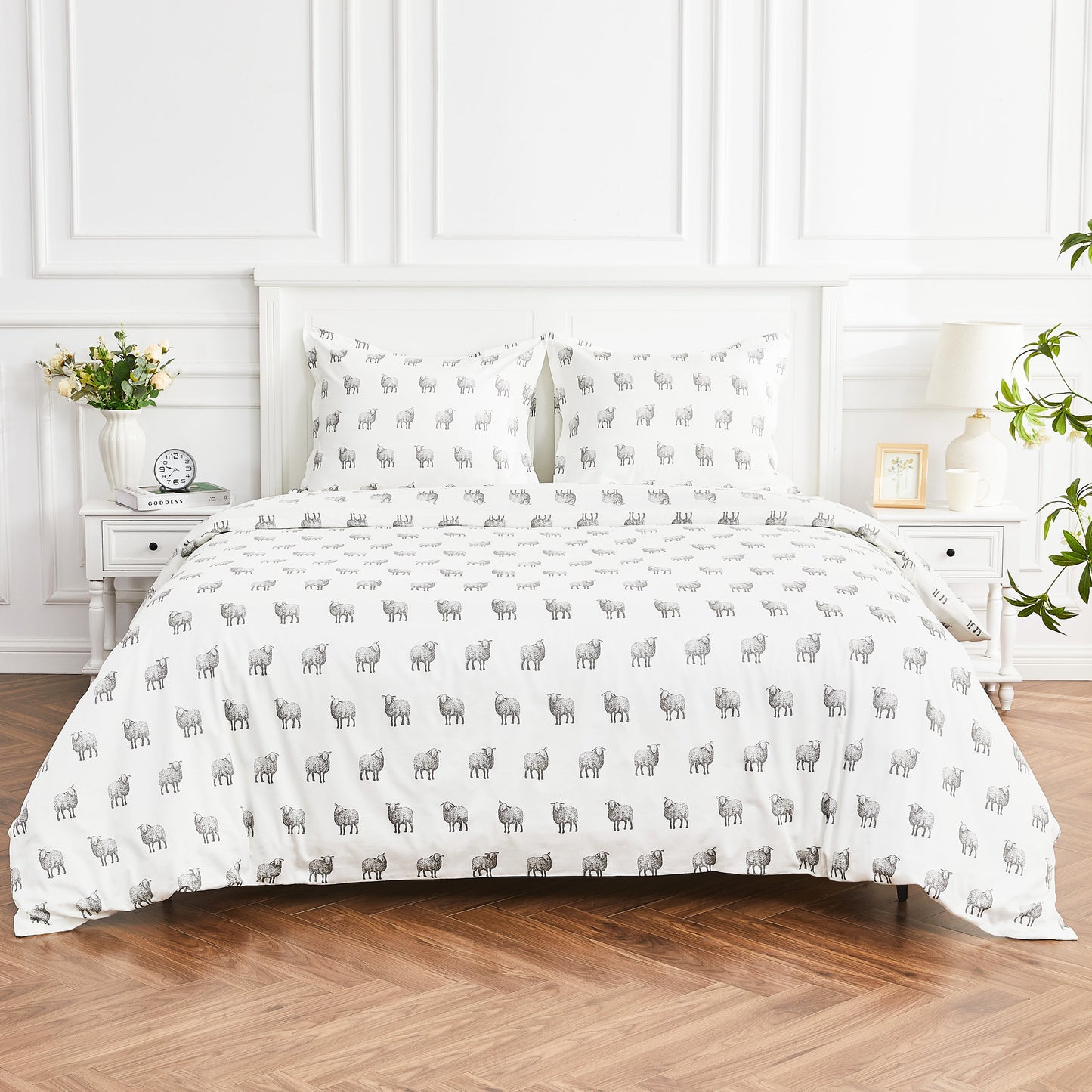 Sheep Printed Duvet Set