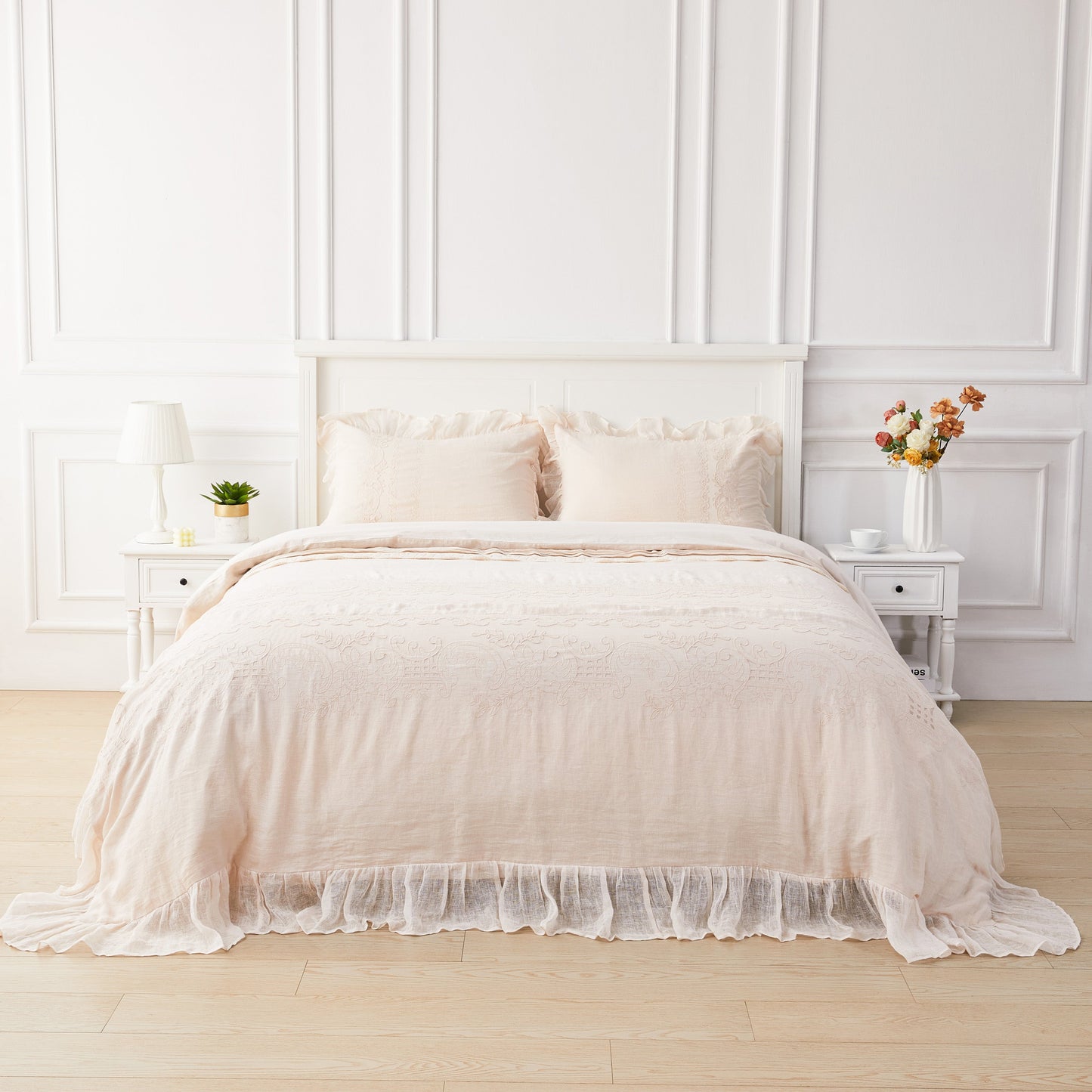 Tabitha Linen Duvet Cover Set