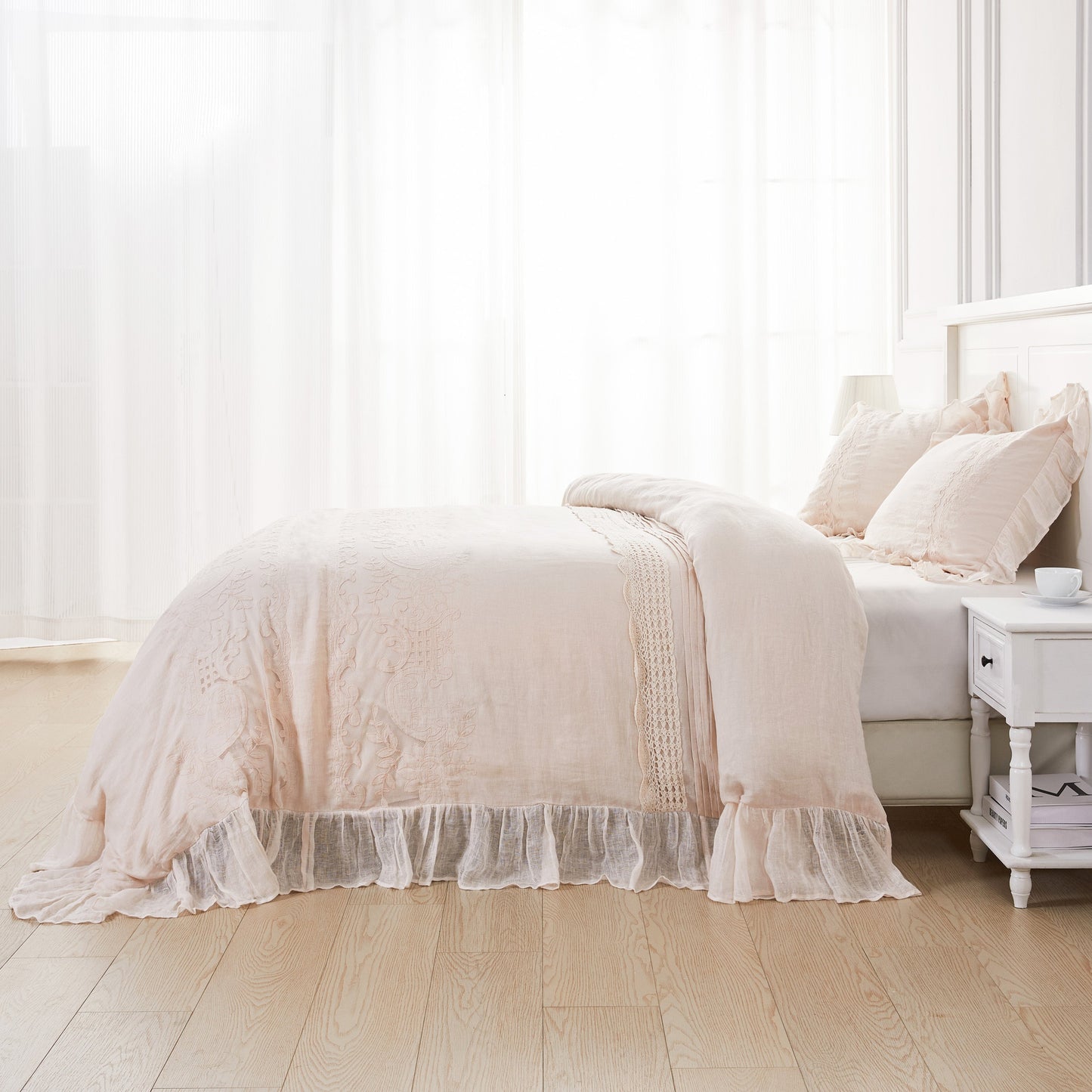 Tabitha Linen Duvet Cover Set