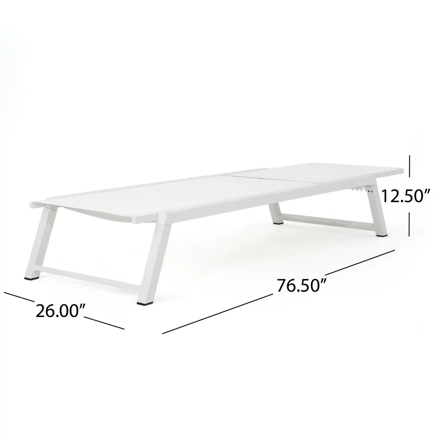 Myers Modern Chaise Lounge Set With Adjustable Back