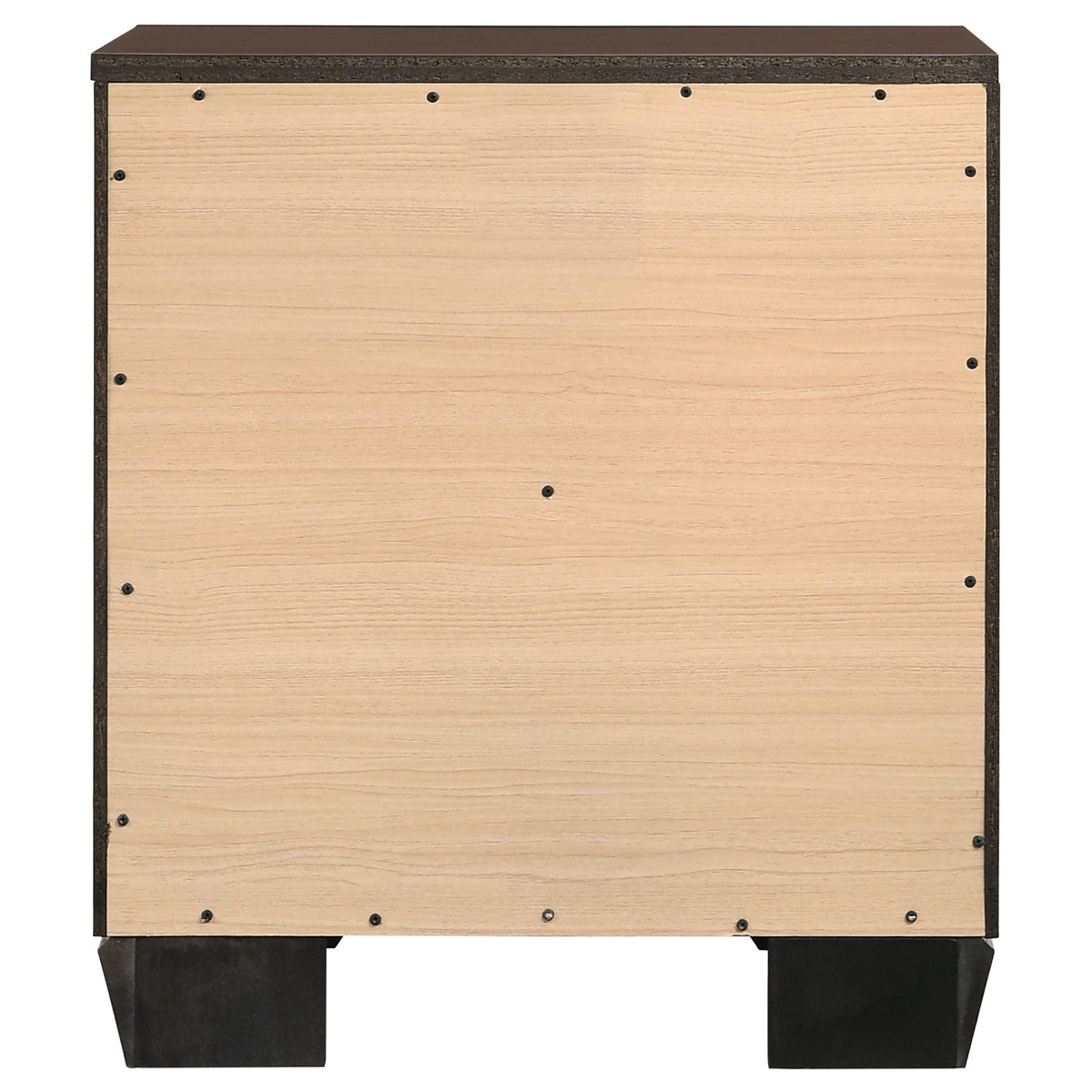 Copper Dark Cocoa 2-Drawer Rectangular Nightstand