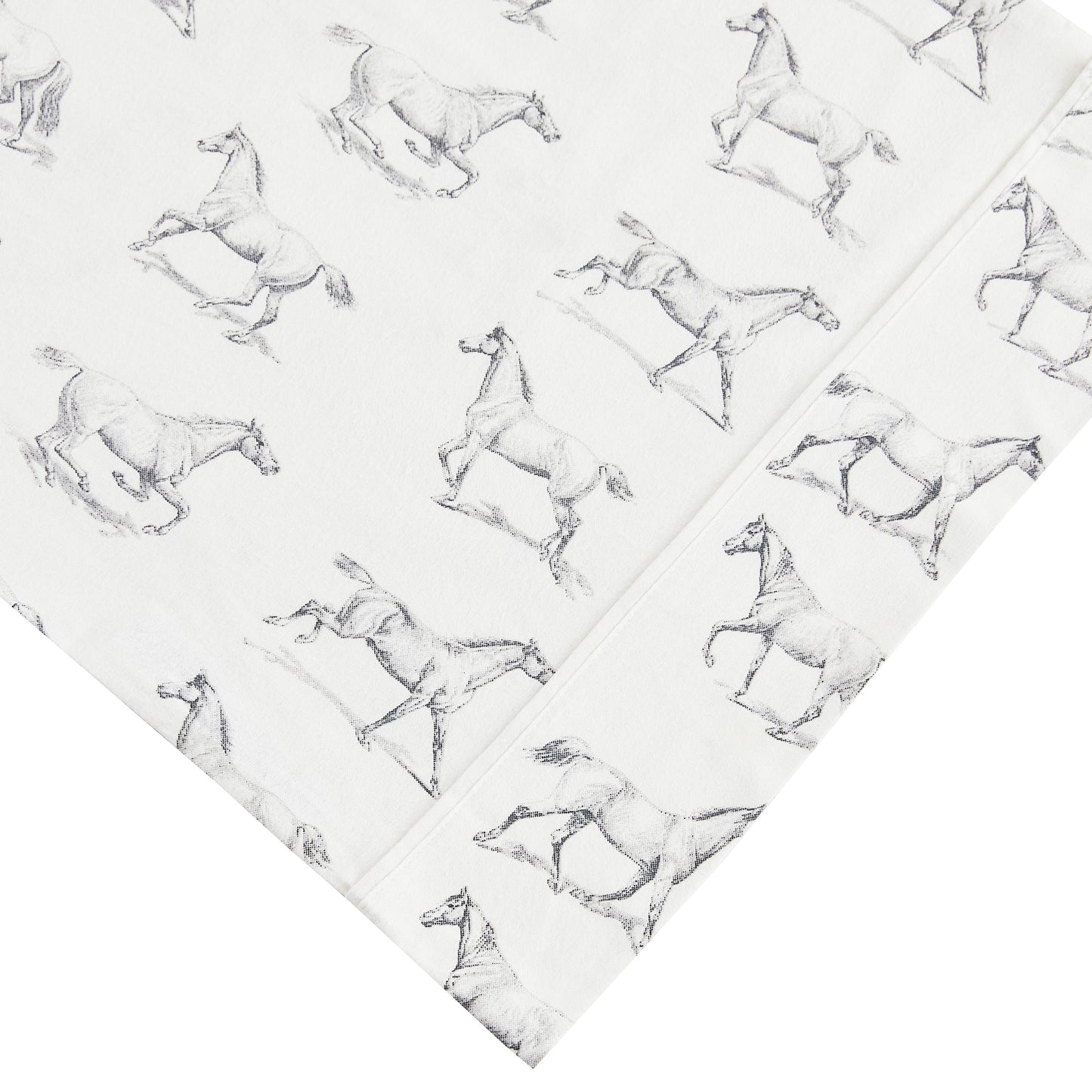 Horses Flannel Sheet Set
