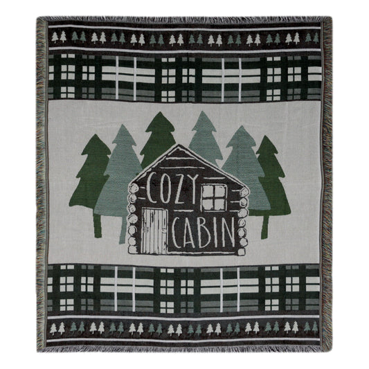 Tapestry Throw 50in x 60in-Cabin