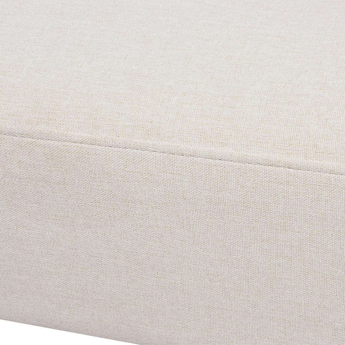Jared Roll Arm Tufted Bench Settee, Sky Neutral