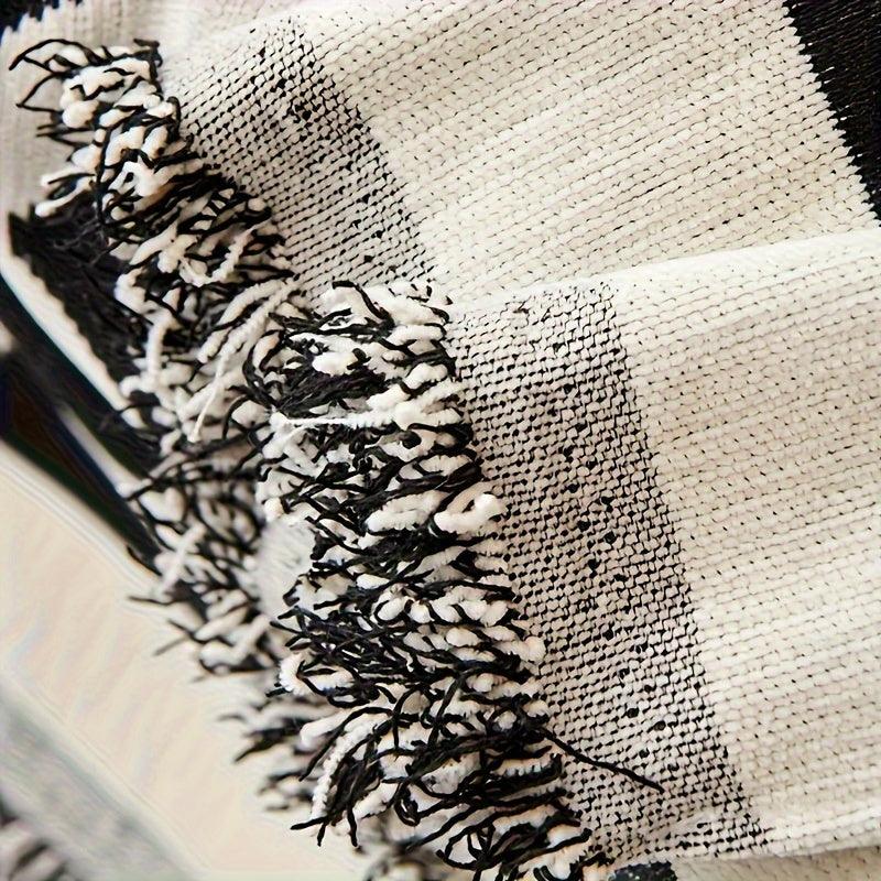 Bohemian-Style Chenille Fabric Extra Long Couch Cover Anti dog scratch