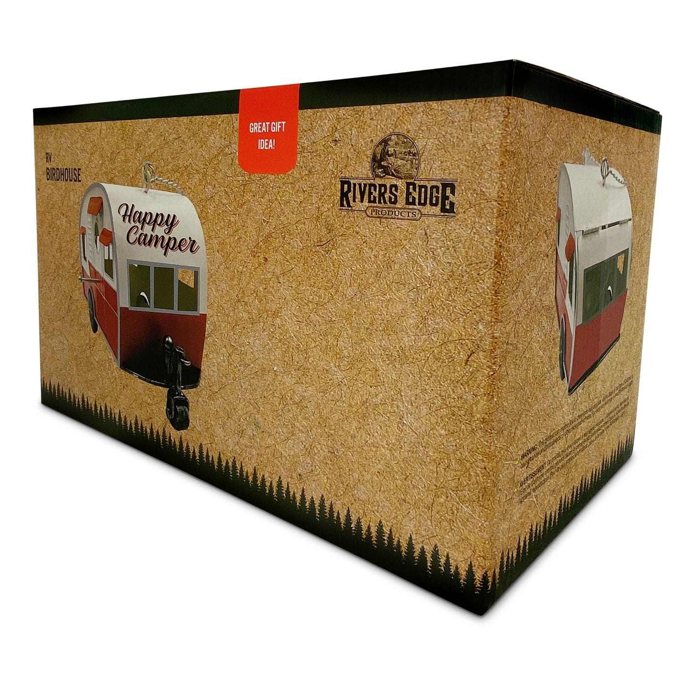 Birdhouse-RV Red and White