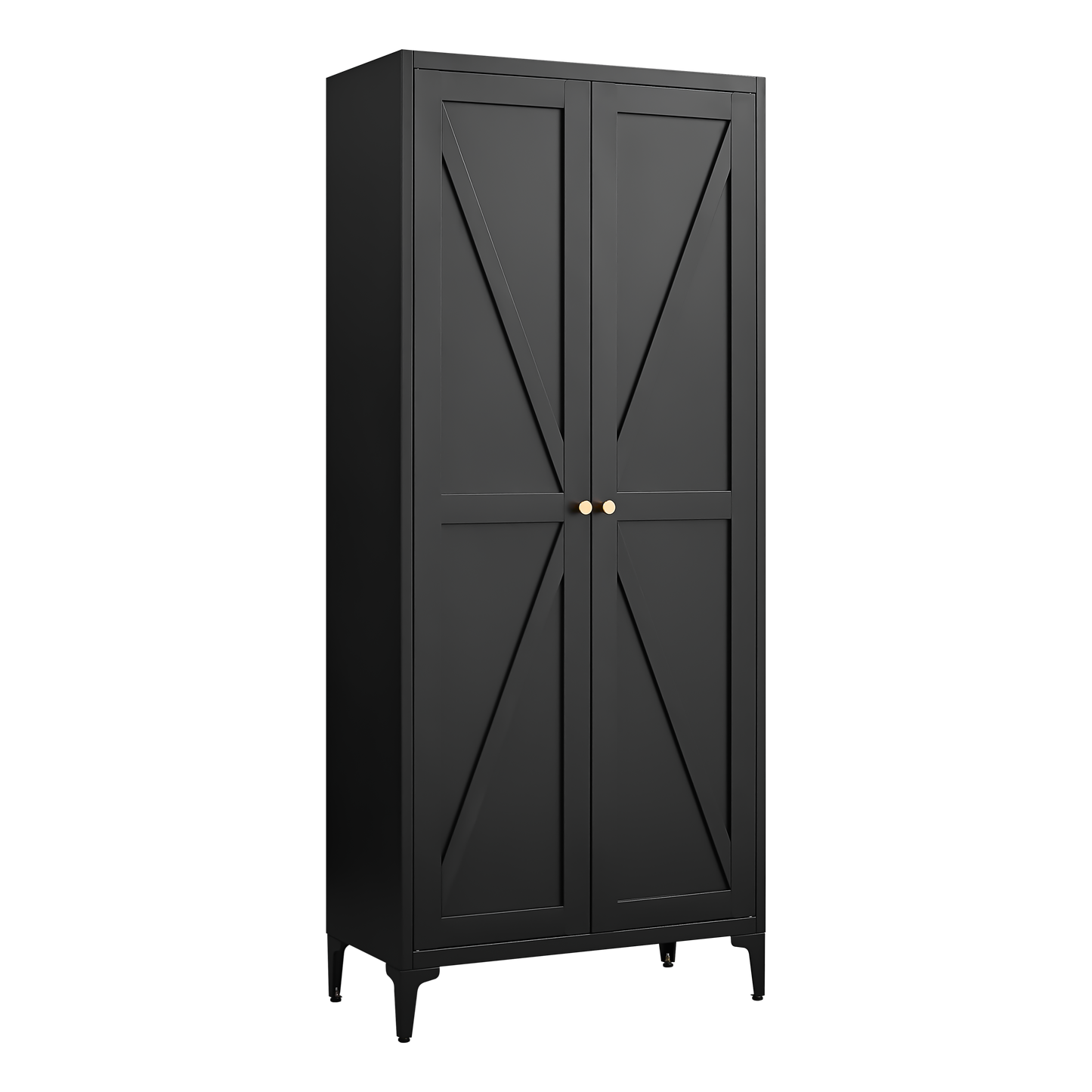 Metal Adjustable 2 Doors Storage Cabinet