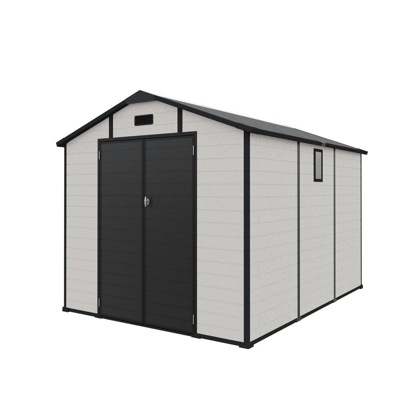 8x10 FT Plastic Outdoor Storage Shed