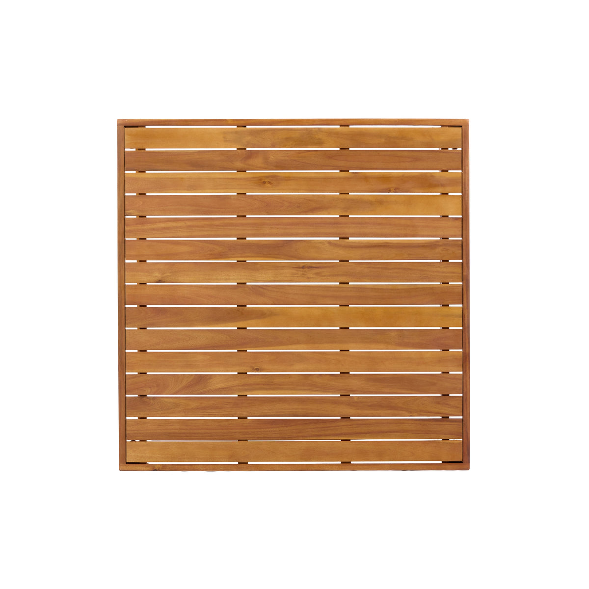 41 Inch Height Teak Finish Acacia Solid Wood Outdoor Dining Table