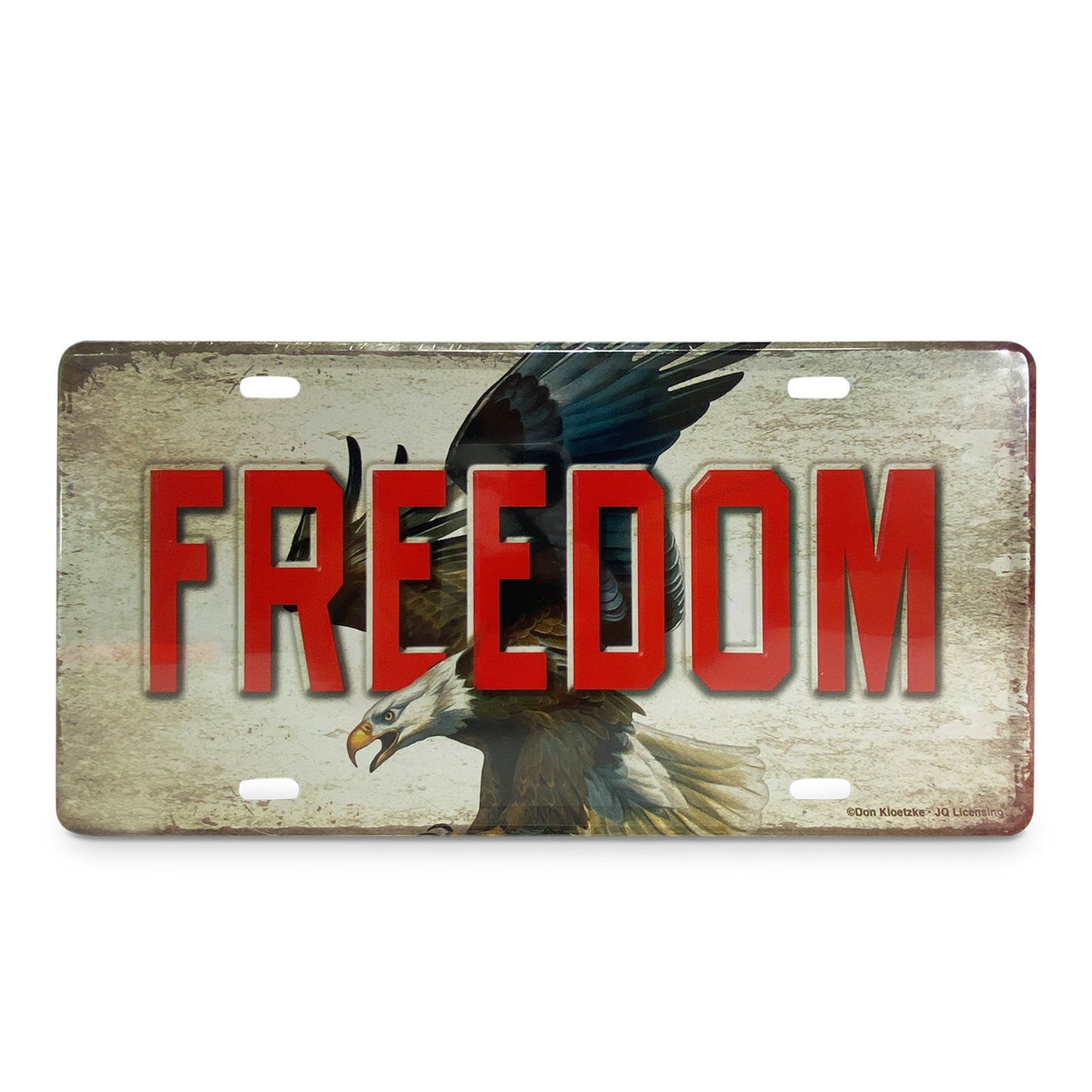 Vanity License Plate 12in x 6in-Eagle Freedom