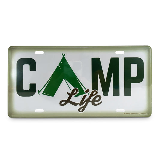 Vanity License Plate 12in x 6in-Camp Life