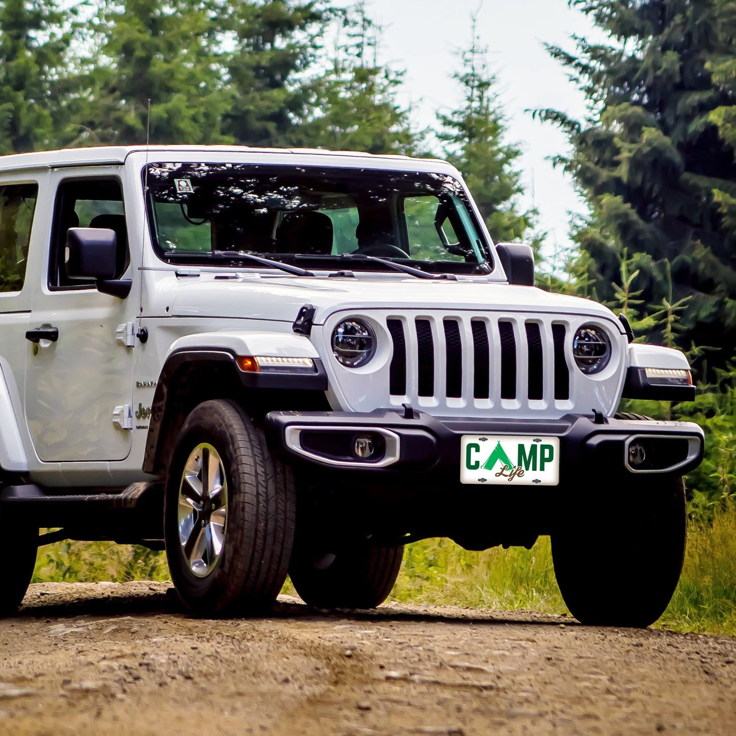 Vanity License Plate 12in x 6in-Camp Life