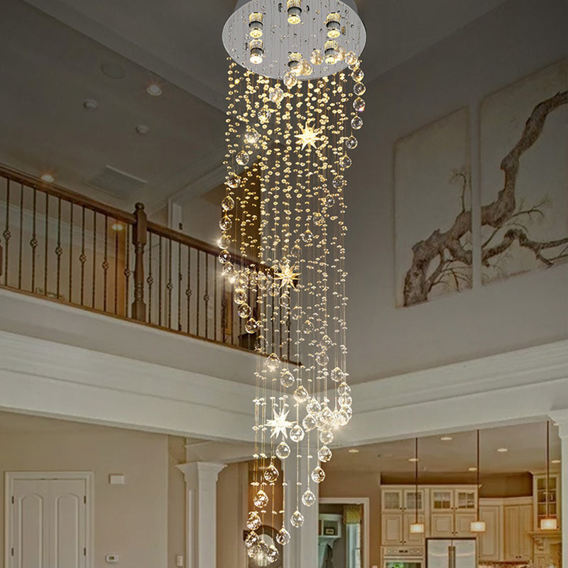 Celeste's Sparkling Symphony: A Modern Masterpiece for Your Ceiling