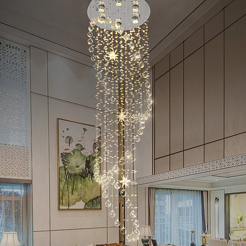 Celeste's Sparkling Symphony: A Modern Masterpiece for Your Ceiling