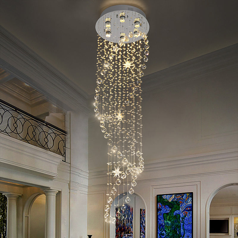 Celeste's Sparkling Symphony: A Modern Masterpiece for Your Ceiling
