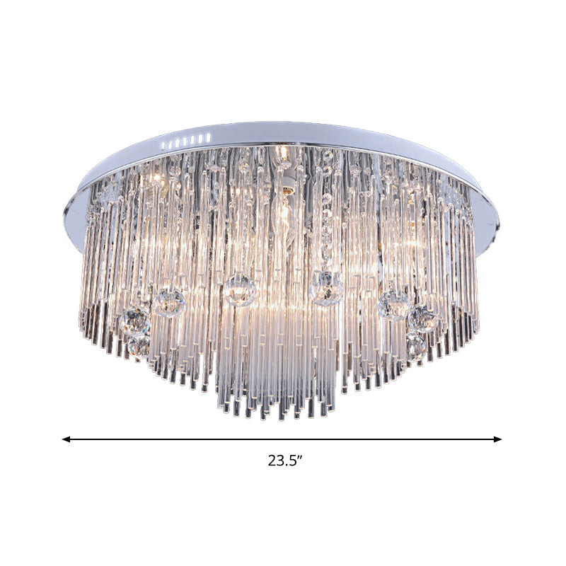 Kendall Cascading Crystal Ceiling Light: A Symphony of Light and Style
