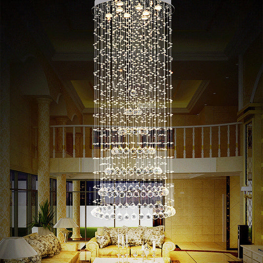 Georgia Elegance with Sparkling Flair: Crystal Ball Flush Mount Light