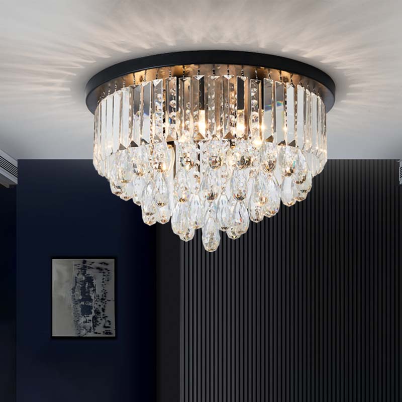 Enchanting Crystals: Modern Elegance for Your Ceiling