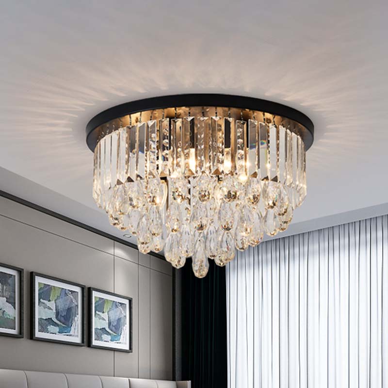 Enchanting Crystals: Modern Elegance for Your Ceiling