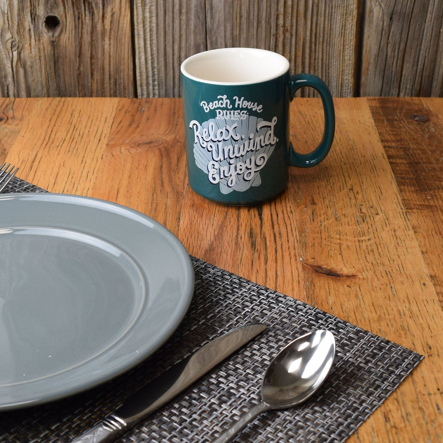 Ceramic Mug 16oz-Beach House Rules