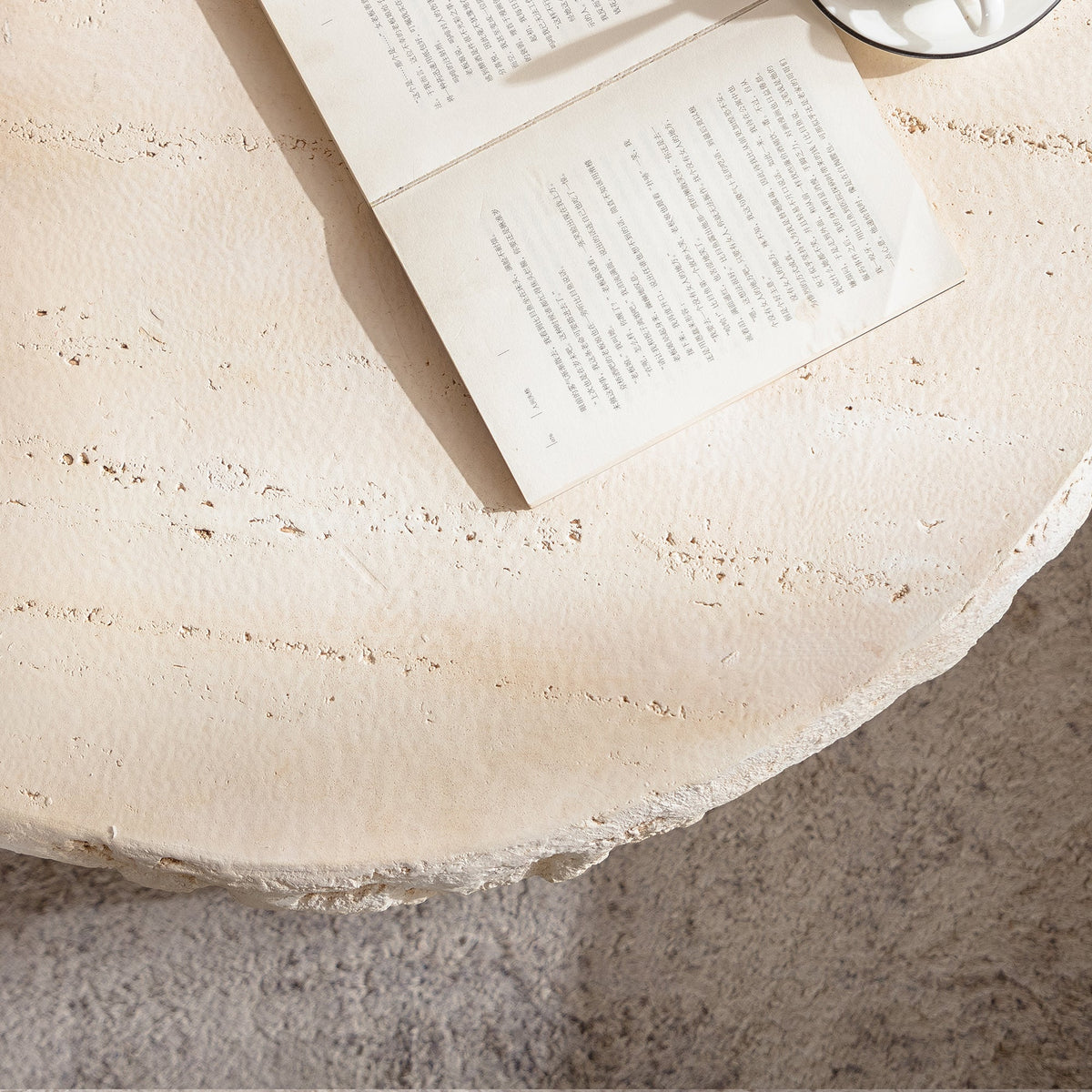 MgO Mid-Century Round Centre Coffee Table