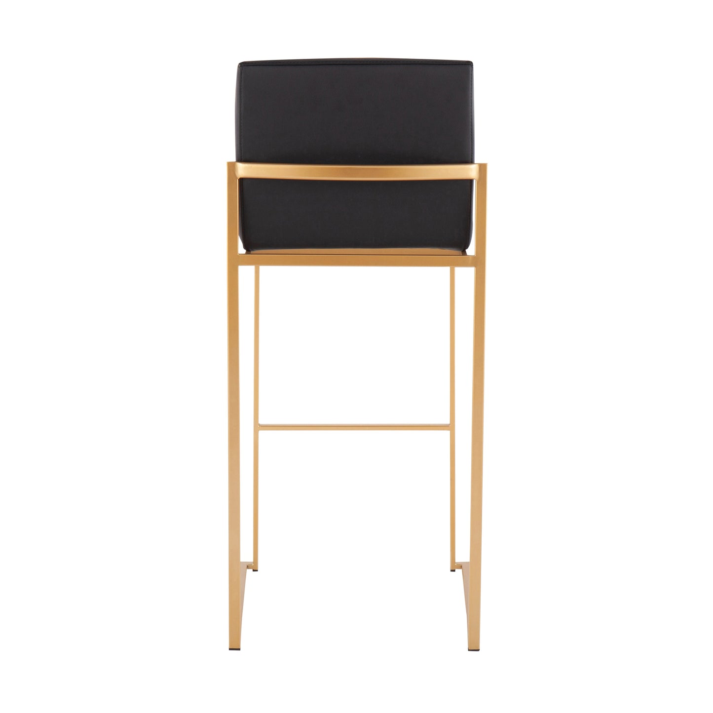 30" Contemporary High Back Barstool Set of Three