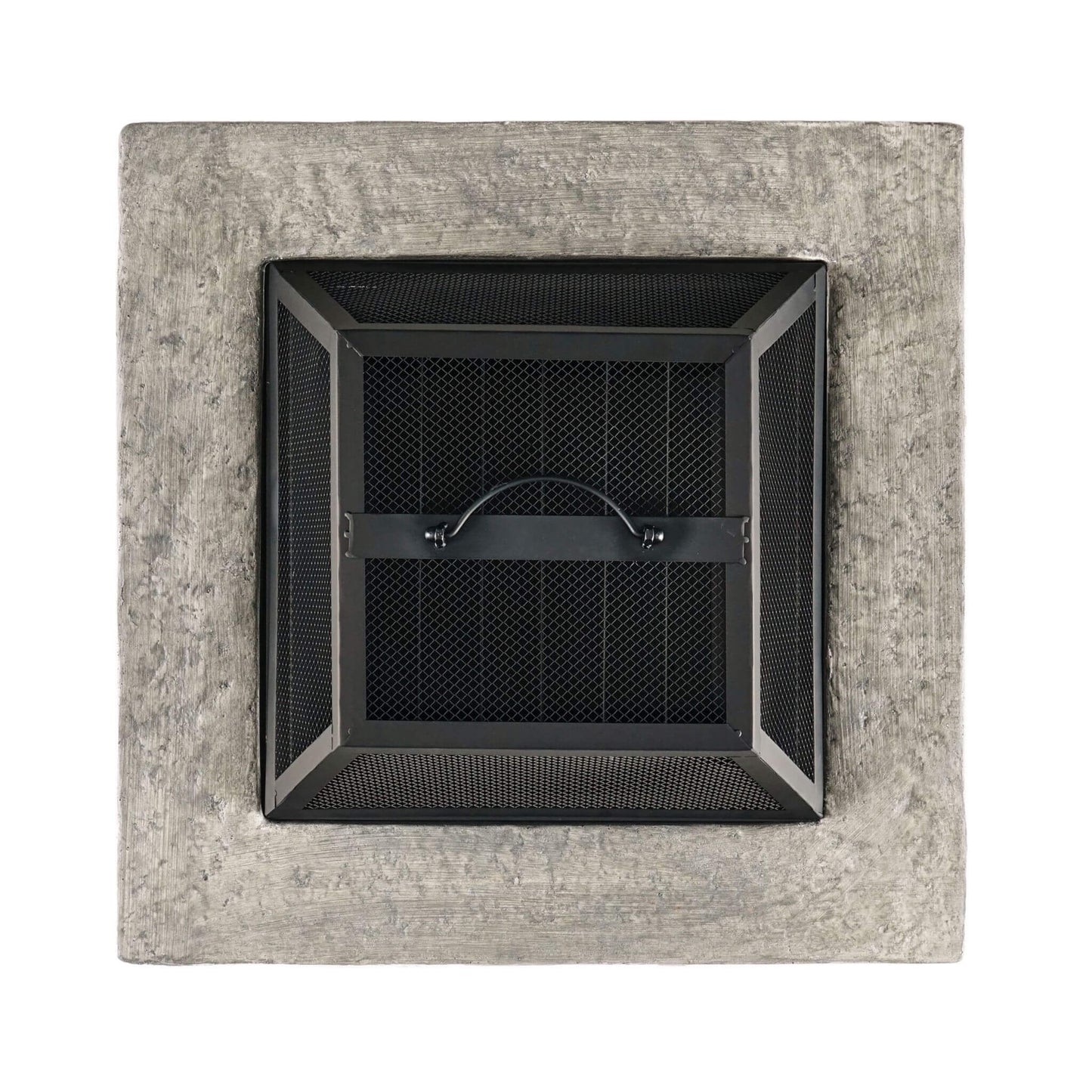 28" Premium Outdoor Wood Burning Magnesium Oxide Fire Pit With Lid (SAK75214)