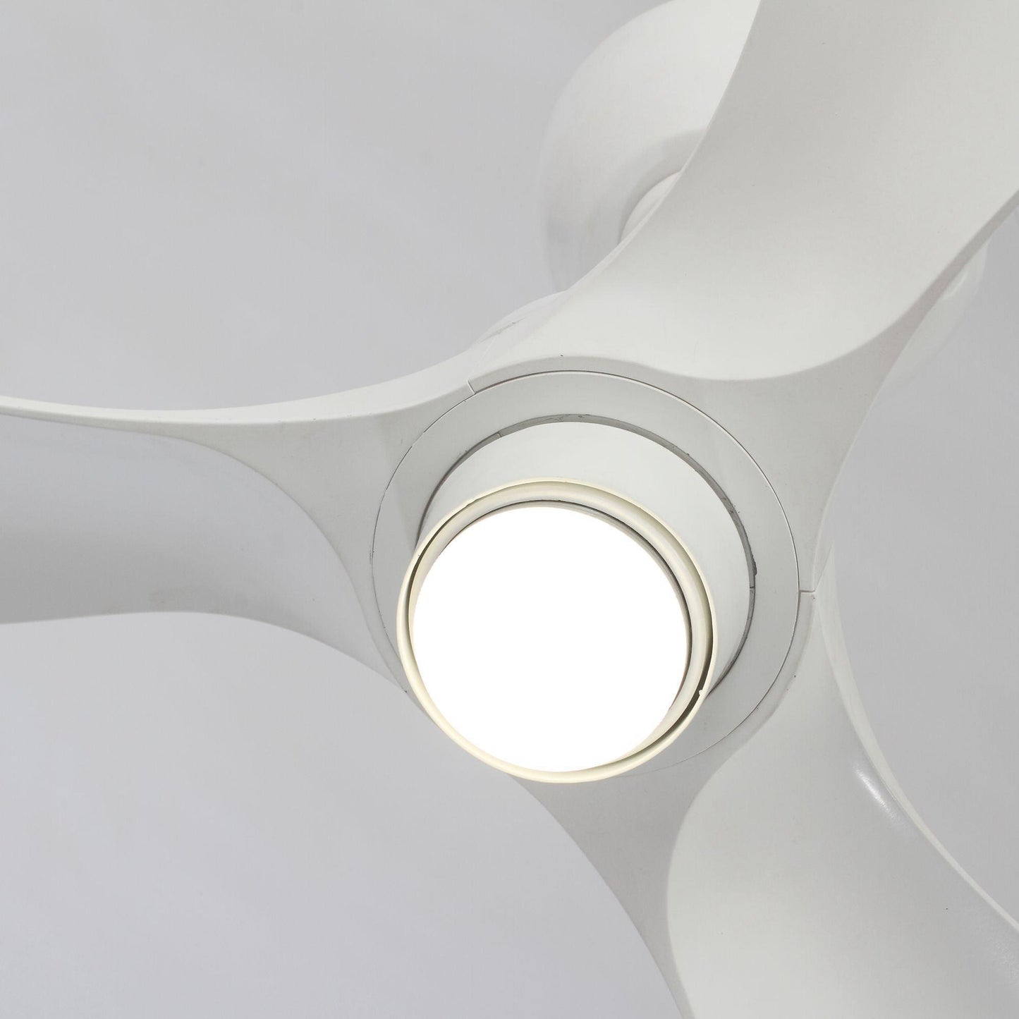 28" Kwang Farmhouse DC Motor Downrod Mount Reversible Ceiling Fan with LED Lighting and Remote Control