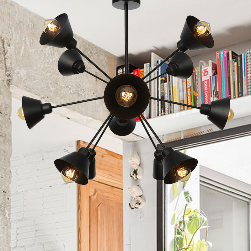 Embrace the Mid-Century Charm: The Industrial Sputnik Chandelier