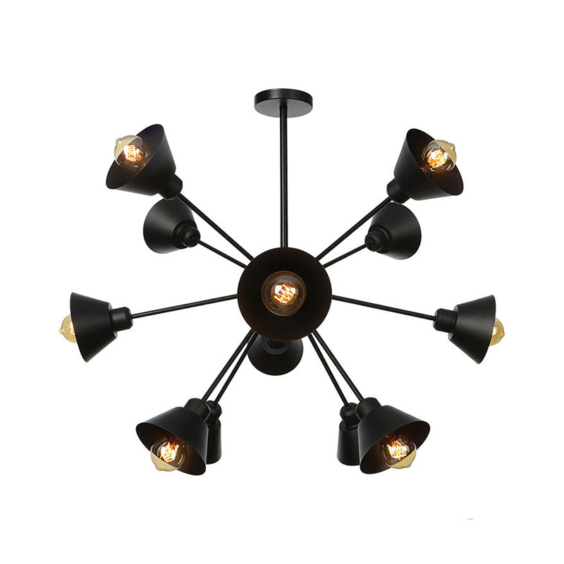 Embrace the Mid-Century Charm: The Industrial Sputnik Chandelier