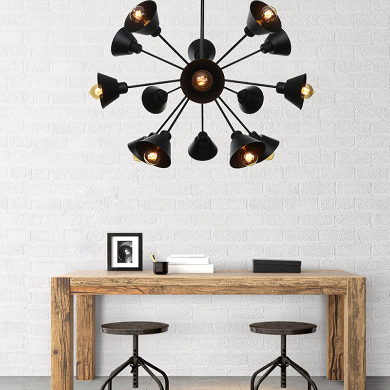Embrace the Mid-Century Charm: The Industrial Sputnik Chandelier