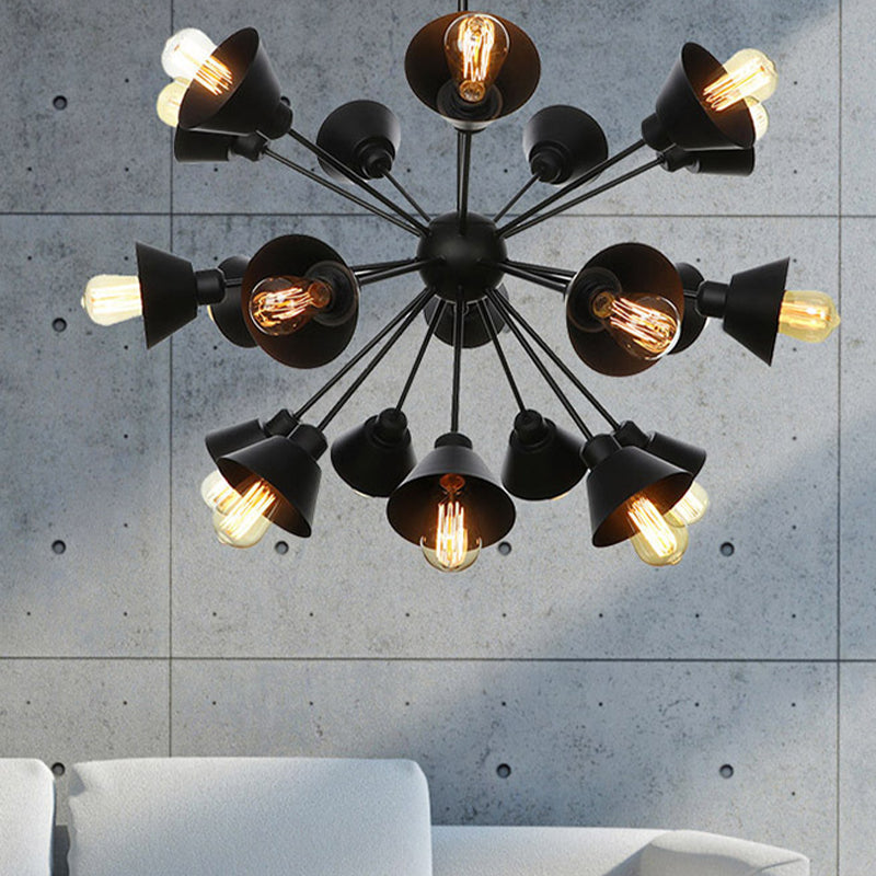 Embrace the Mid-Century Charm: The Industrial Sputnik Chandelier