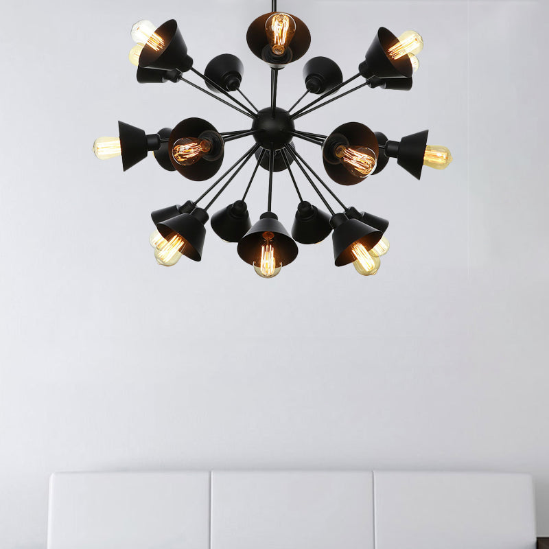 Embrace the Mid-Century Charm: The Industrial Sputnik Chandelier