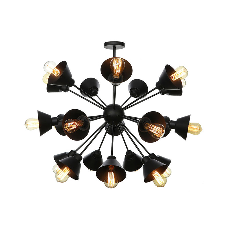 Embrace the Mid-Century Charm: The Industrial Sputnik Chandelier