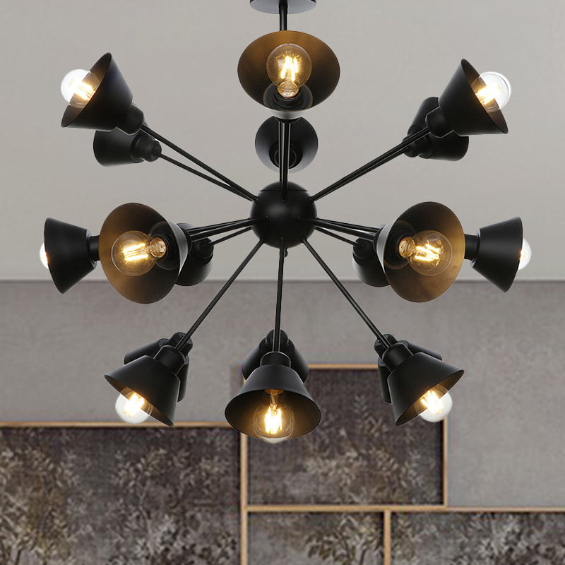 Embrace the Mid-Century Charm: The Industrial Sputnik Chandelier