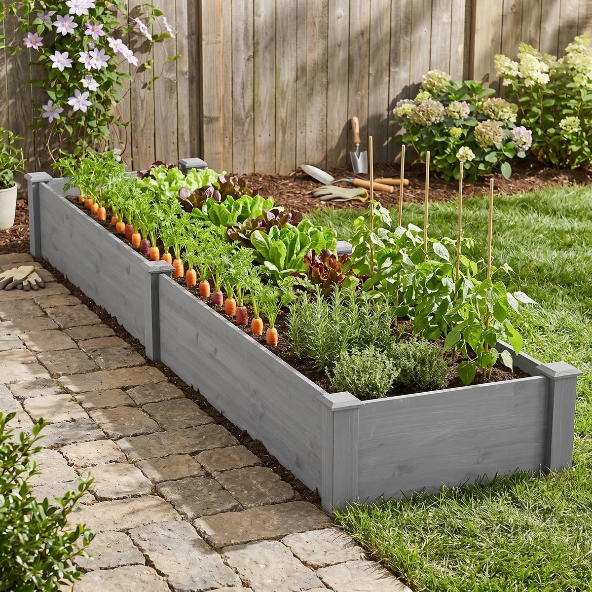 Over Ground Raised Garden Bed 96x28x10''