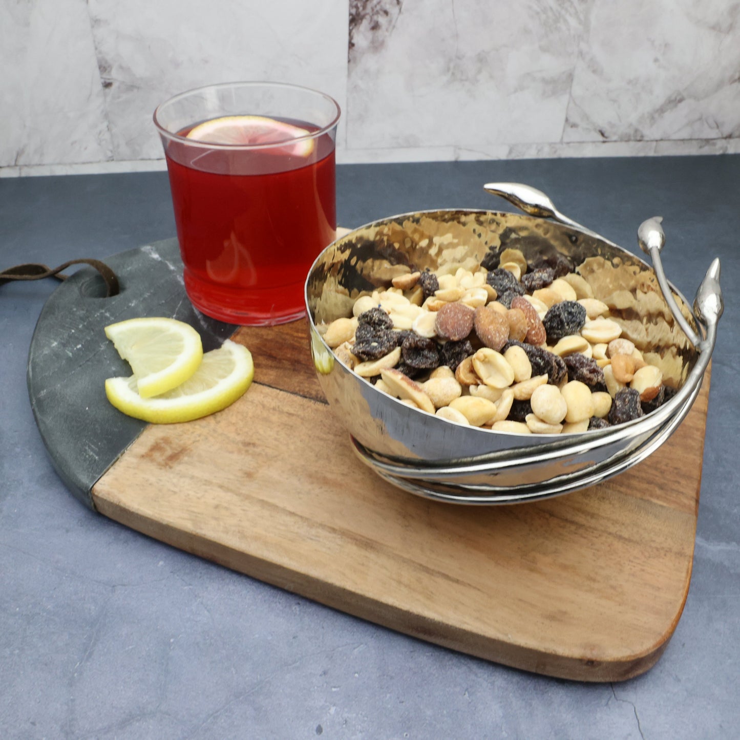 Hammered Chilly Nut Bowl