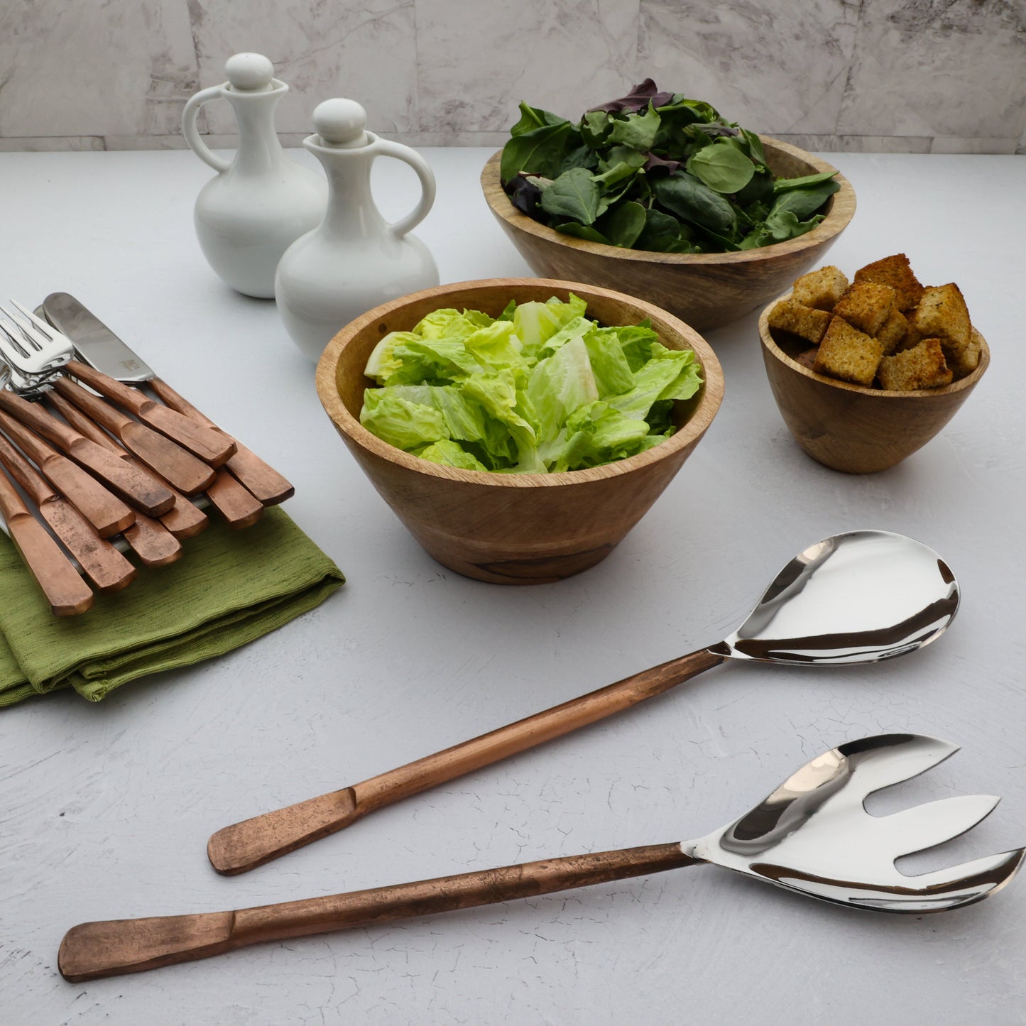 Celia Salad Serving  2 Pc. Set